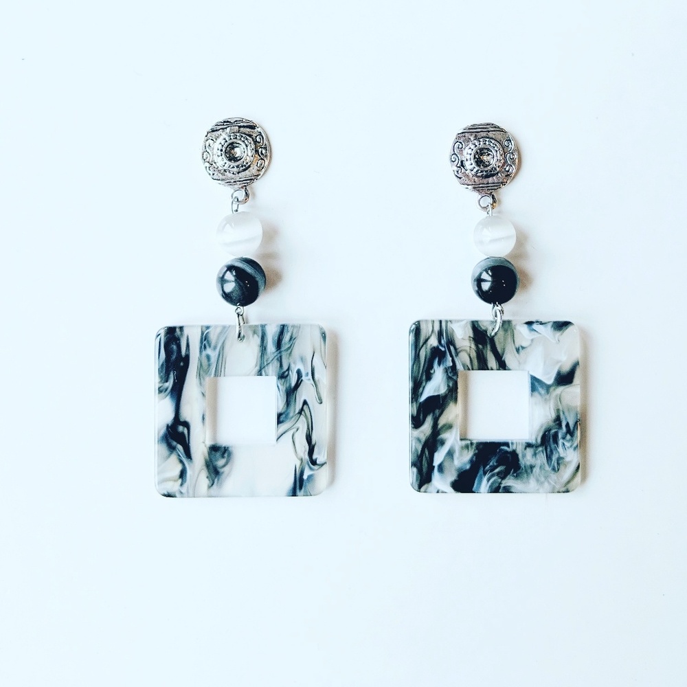 Lucite earrings